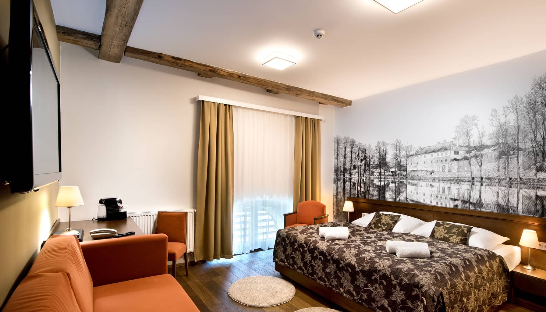 Photo of superior room No. 318 in Chateau Orlice Hotel