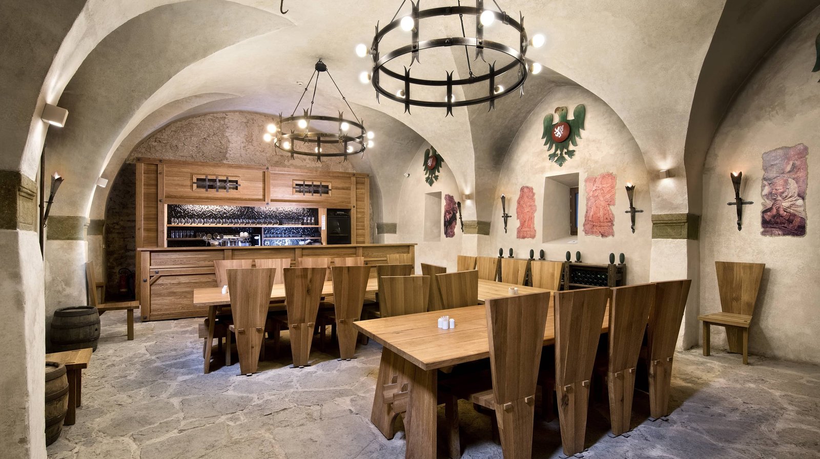 Medieval tavern in Chateau Orlice